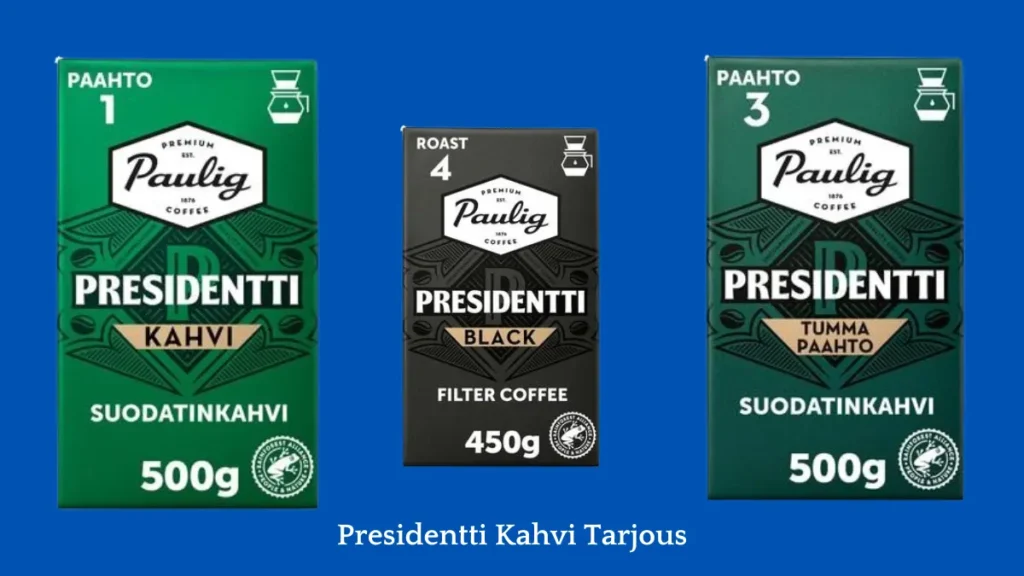 presidentti kahvi tarjous