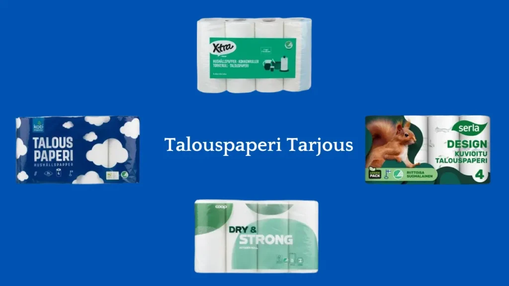 talouspaperi tarjous